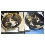 Two Norman Rockwell collectors plates