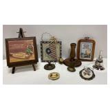 Candlesticks, signs, embroidery, bells & more