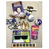 Vintage toys incl Star Wars, Slinky, Spy Glasses,