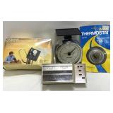 NEW Thermostat, Blood Pressure Kit, vintage Salter