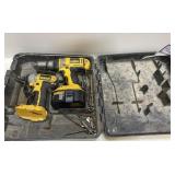 DeWalt DCK245X PowerDrills and Box-not tested