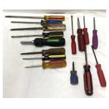 Lot of Screwdrivers, Stanley, Armstrong, Falcon