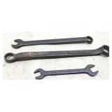3 vintage Snap-on wrenches