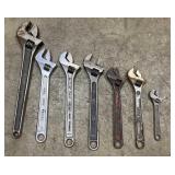 7 Adjustable Crescent Wrenches, IREGA, Diamond