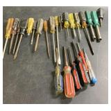 Lot of different brands, sizes & uses screwdrivers