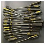 Lot of Stanley screwdrivers