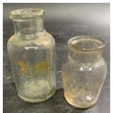 Antique POMPEIAN MASSAGE CREAM jar & another