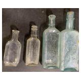 Antique medicine bottles-Dr Pierce