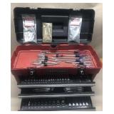Very nice Craftsman tool box full! see pics