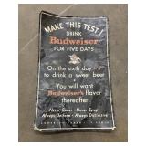 Anheuser Busch Taste Test metal sign-30x19