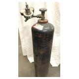Acetylene dissolved tank, unknown amount