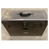 Craftsman metal toolbox with contents. 14x20x9