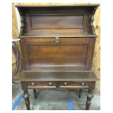 STUNNING ANTIQUE Secretary-needs some love-missing