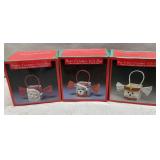 3 ceramic gift bags Christmas