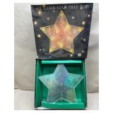 Musical laser star tree topper