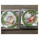 2 Collector Plates, Napoleon and Josephine