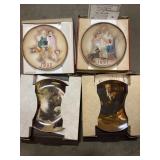 4 Norman Rockwell Collector Plates