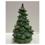 10 in. Ceramic Light Up Christmas Tree