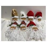 7 Santa Heads