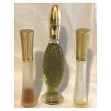 3 vintage perfume bottles-Avon-Unforgettable, 3 vintage perfume bottles-Avon-Unforgettable,