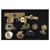 Lot of vintage fraternal, school & more pins Lot of vintage fraternal, school & more pins