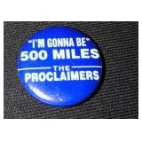 The Ptoclaimers 500 Miles badge pin The Ptoclaimers 500 Miles badge pin