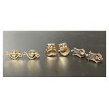 Vintage cufflinks incl drama faces & more Vintage cufflinks incl drama faces & more