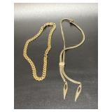 2-necklaces, one is Monet 2-necklaces, one is Monet