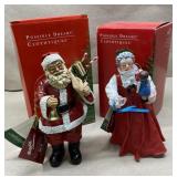 Clothtique Possible Dreams Santa and Mrs Claus