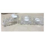 3 piece train set by Fifth Avenue crystal tea
