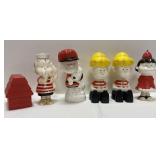 Vintage Peanuts Avon Bubble Bath Containers