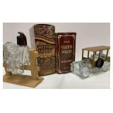 2 Avon After Shave Decanters, Station Wagon and