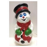Vintage plastic mold Snowman light-up-18 in.