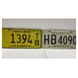 2 Illinois License Plates 1967 and 83