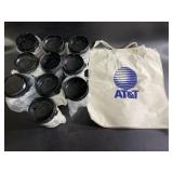 10 AT&T Cups & AT&T Bag