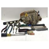 Linemen tool belt and tools, Craftsman