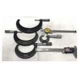 Starret, Lufkin and Mitutuyo calibrator gauges