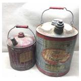 2-Vintage Gas Cans