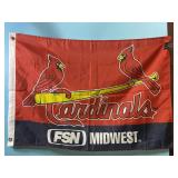 St. Louis cardinal flag, 30x20