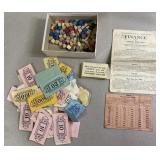 Antique "Finance" game