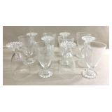Vintage hobnail sundae/parfait glasses