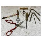 Nut crackers, bottle openers, corker and more