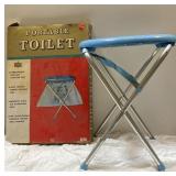 Vintage Portable Toilet with Original Box