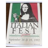 24x17 1992 Italian Fest poster
