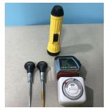 Craftsman measuring tape, Intermatic timer,