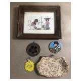 Button, Purse, keychains and more