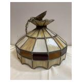 16 in. diameter stain-glass style chandelier