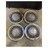 Set of 4 Vintage Oldsmobile 16 in. Wire Rims