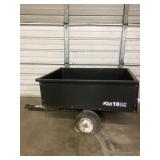 Blue Hawk 10 cubic ft. steel trailer