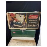 Coleman Low-Boy Snow-Lite Cooler with original